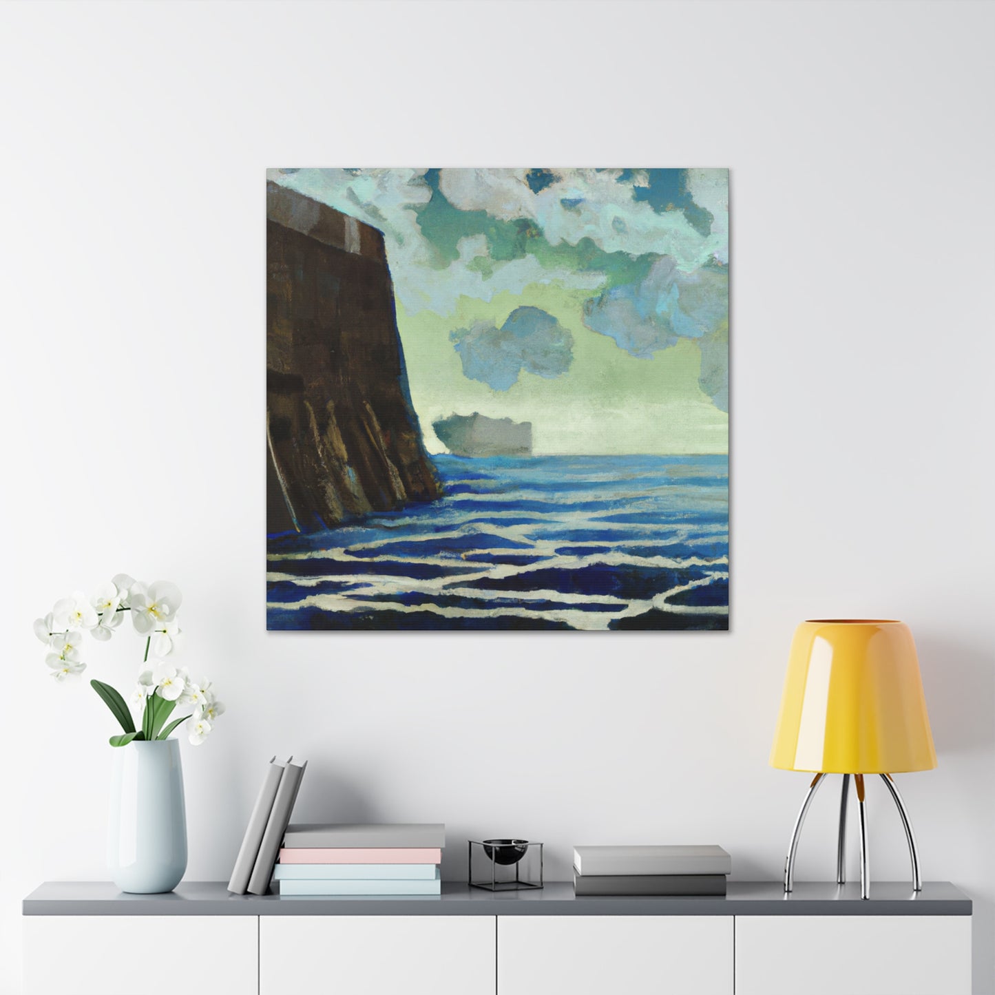 "Seawall of Dreams" - Canvas