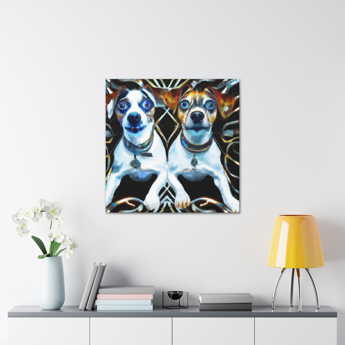 "Jack Russell Reflection" - Canvas