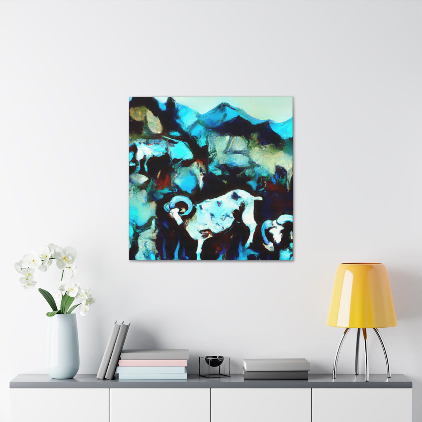 "Herd of Horned Majesty" - Canvas