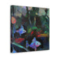 "Neon Tetra Glistening" - Canvas