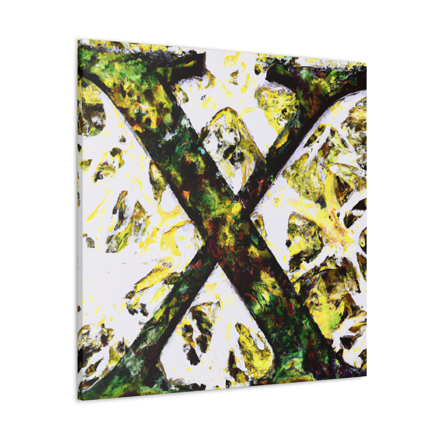 X in Abstract Thought - Canvas