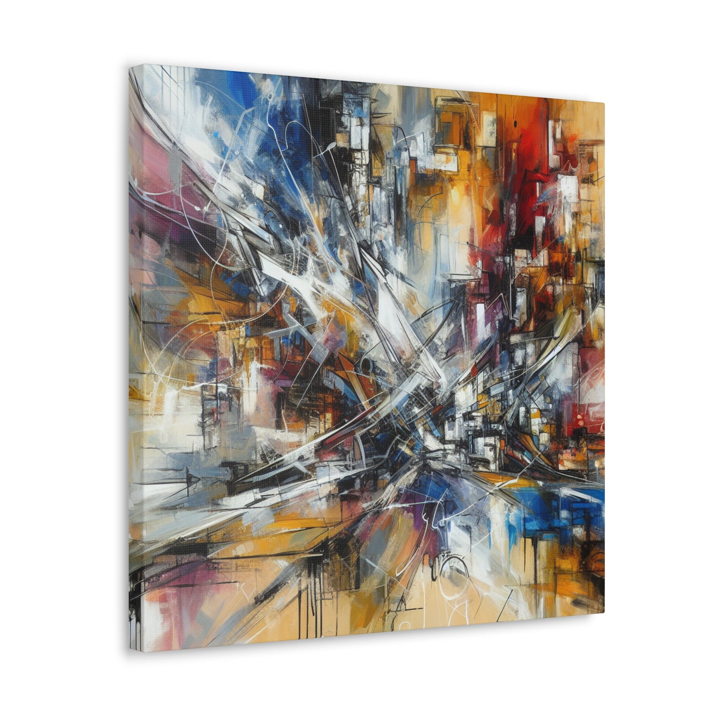 "Raging Colors Unbound" - Canvas