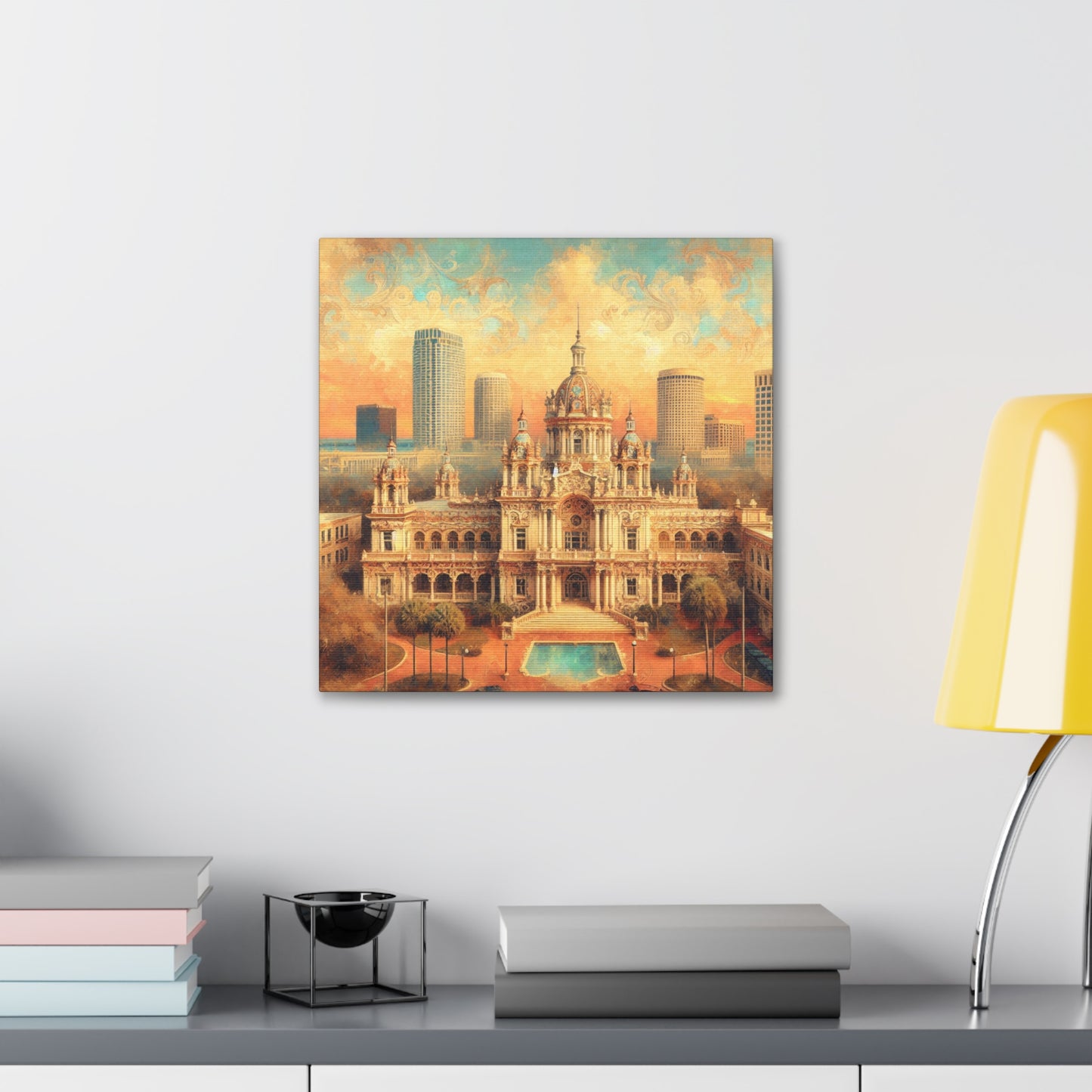 "Floridian Exuberance: Tampa" - Canvas