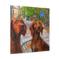 Irish Setter Portrait - Canvas