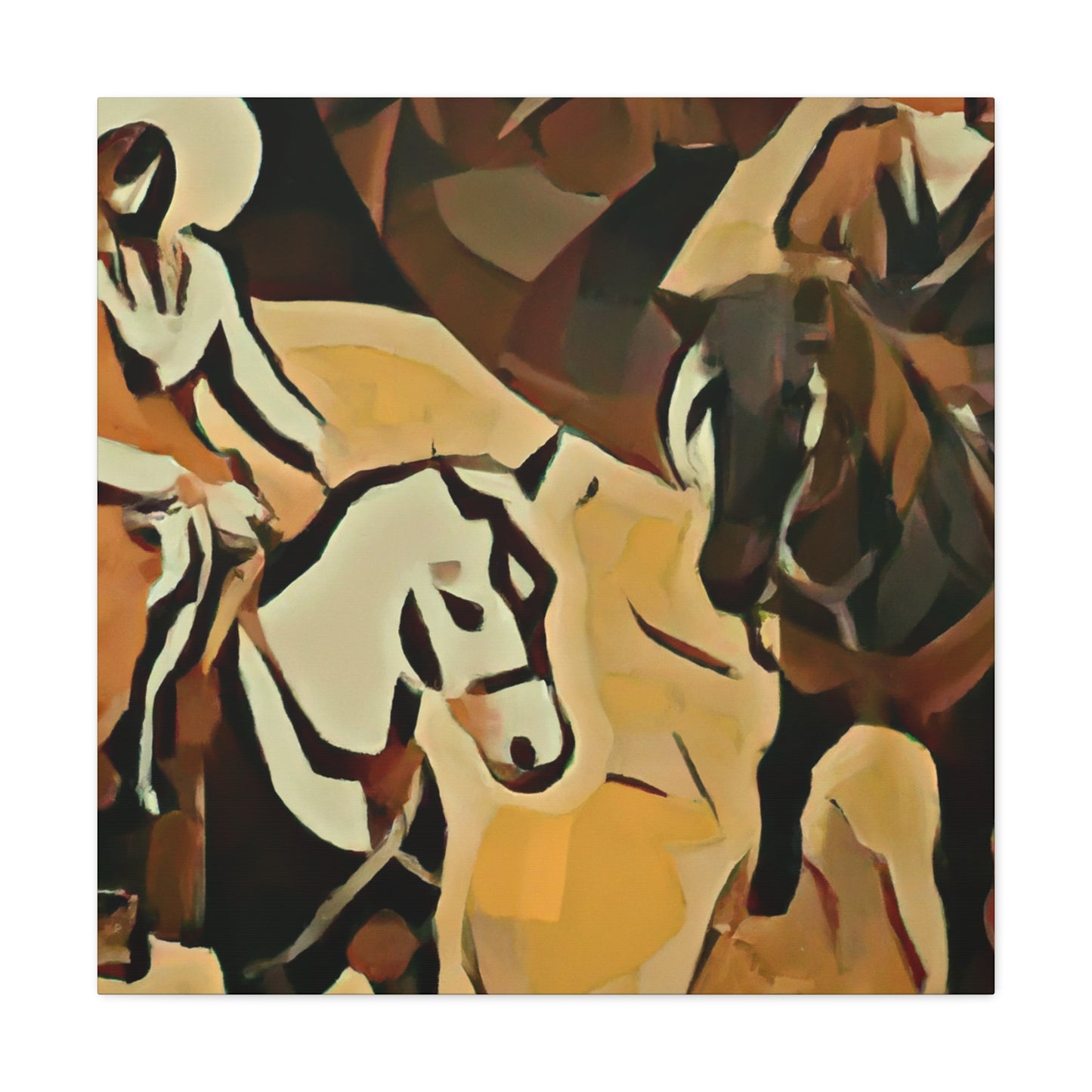 "Cattle Drive in Motion" - Canvas