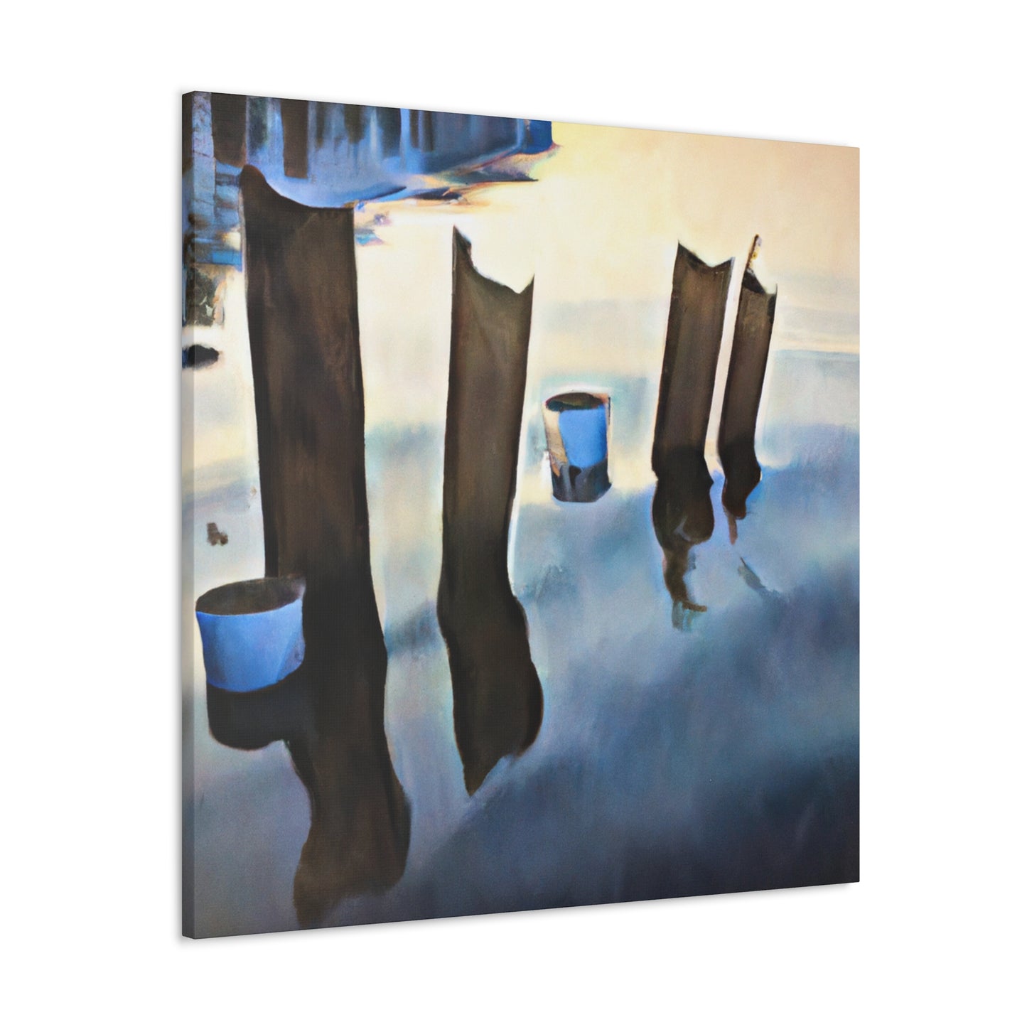 Seawall of Reflection - Canvas