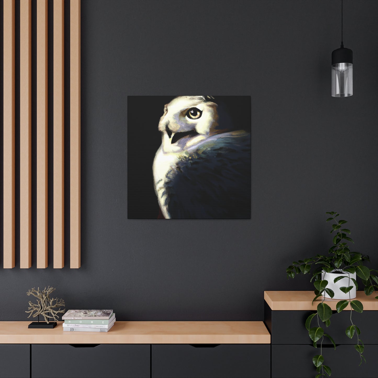 Snowy Owl Surreality - Canvas