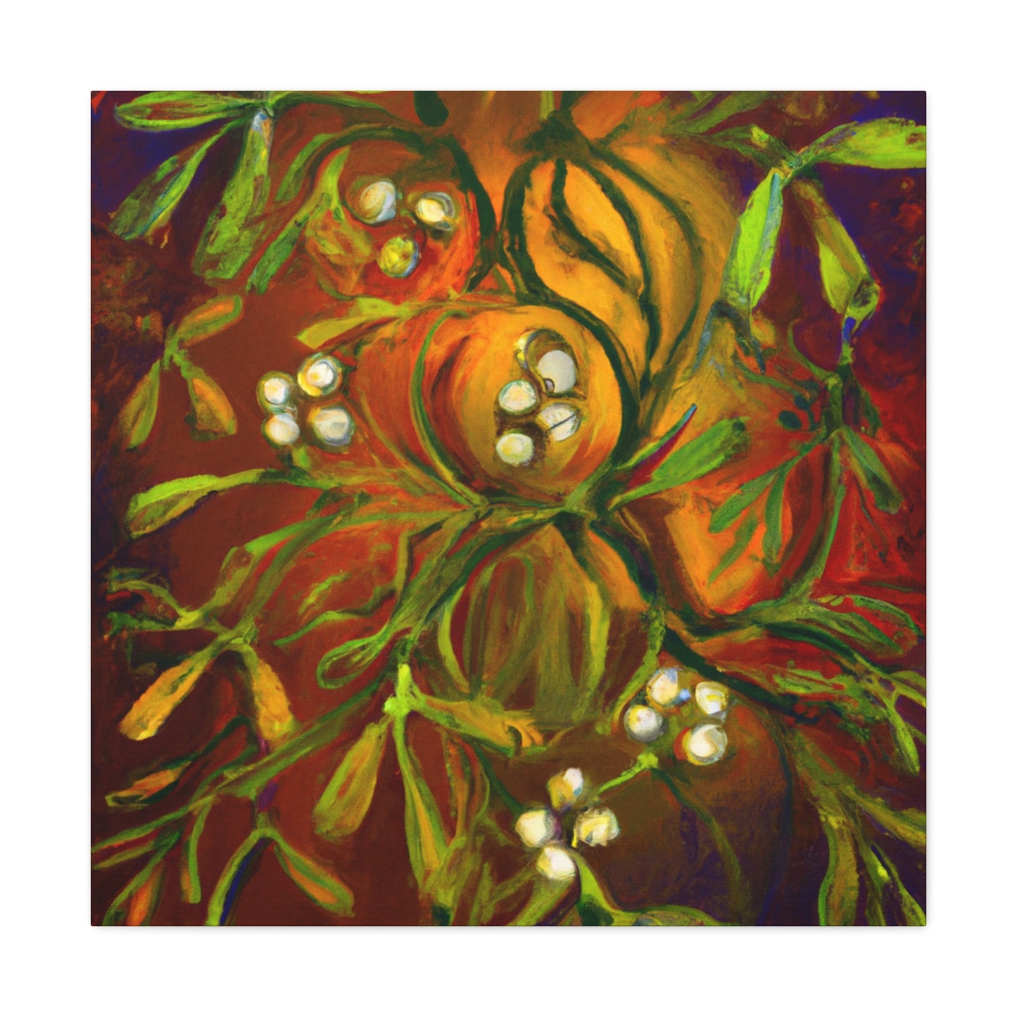 Mistletoe Magic Scene - Canvas