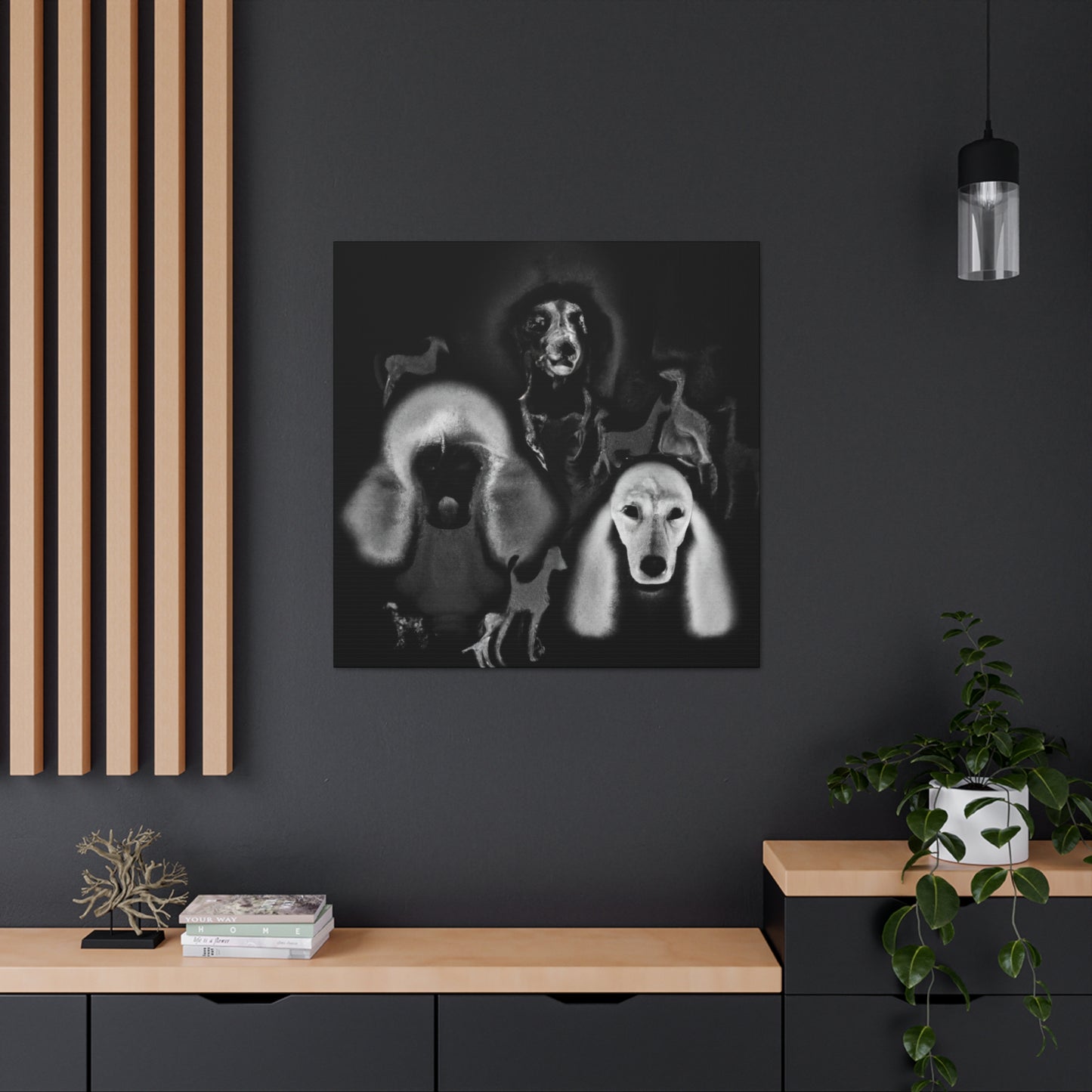 Poodle in a Dream - Canvas