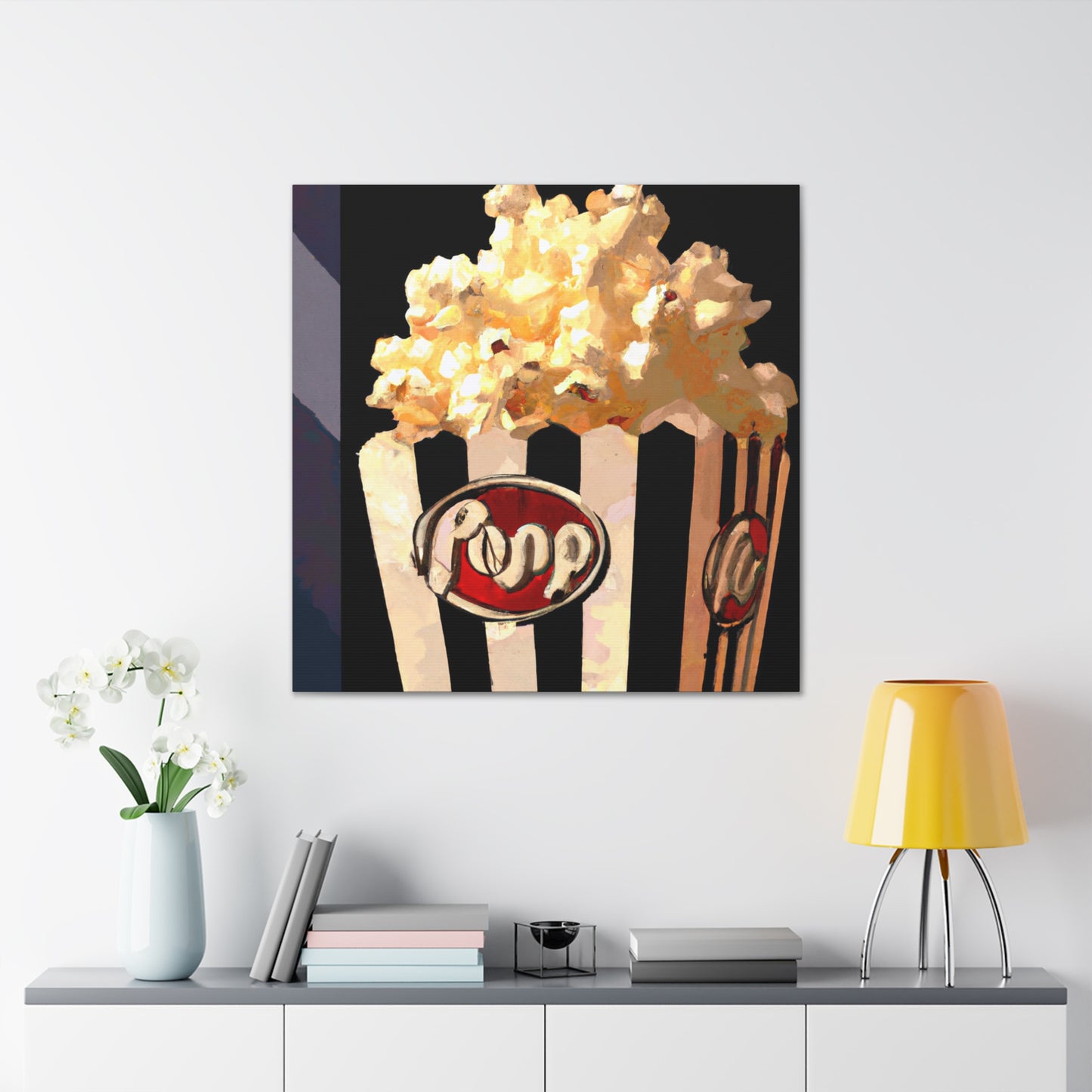 "Popcorn Magic Carpet" - Canvas