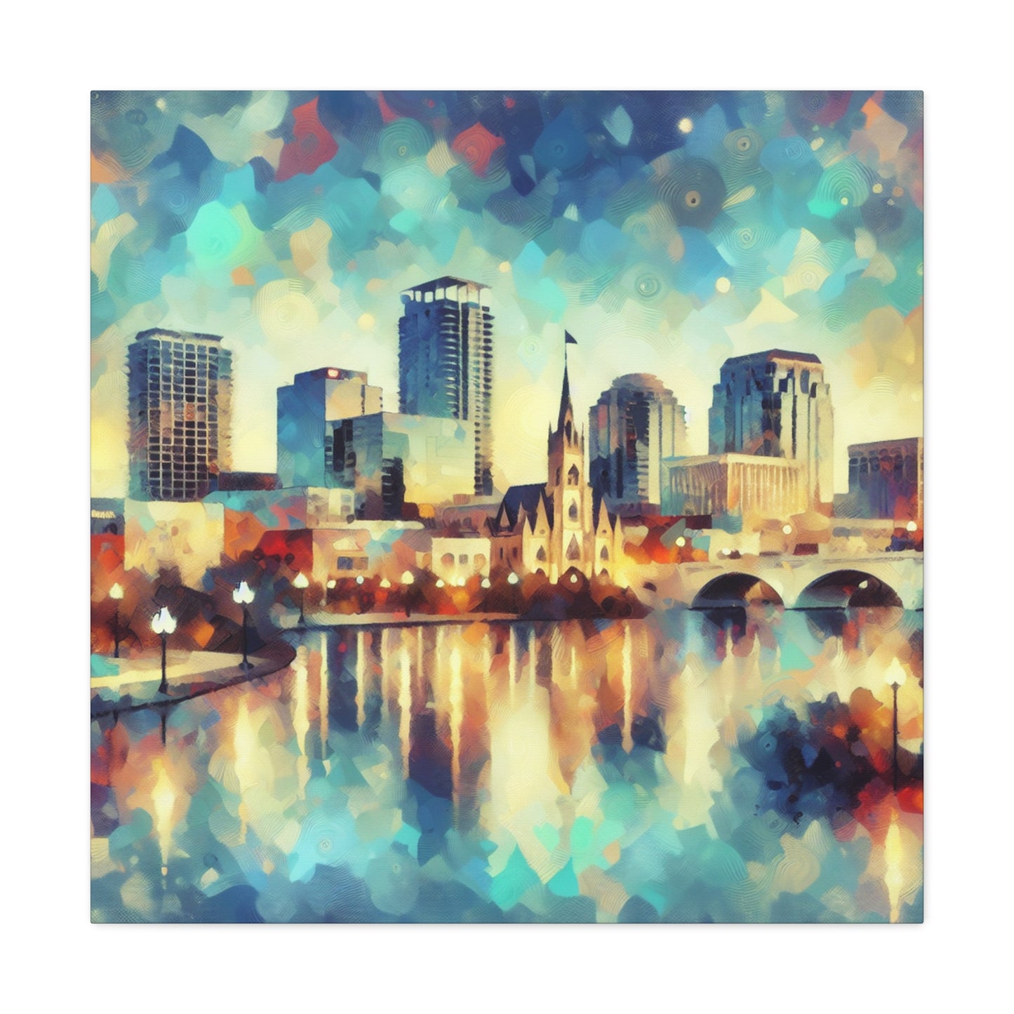 "Vibrant Orlando Tales" - Canvas