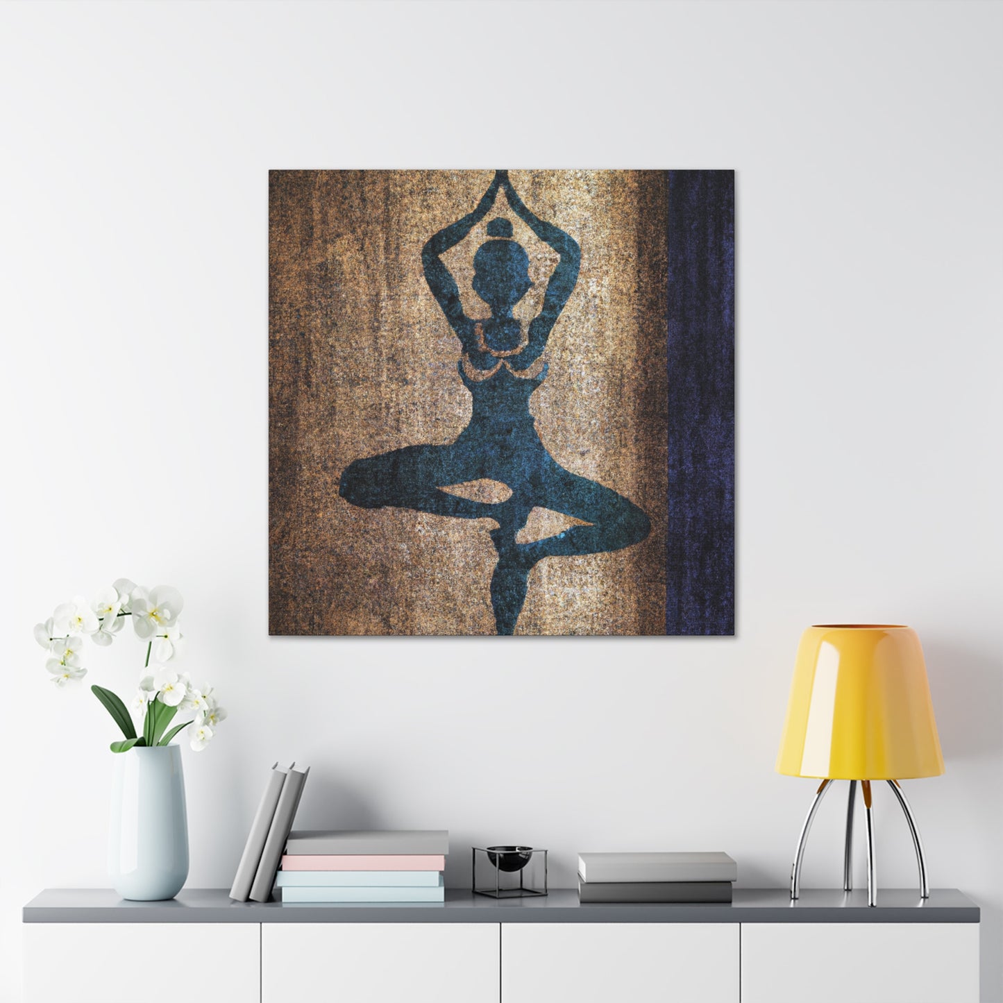 Yoga in Art Deco - Canvas