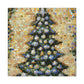 Christmas Tree Pointillism - Canvas