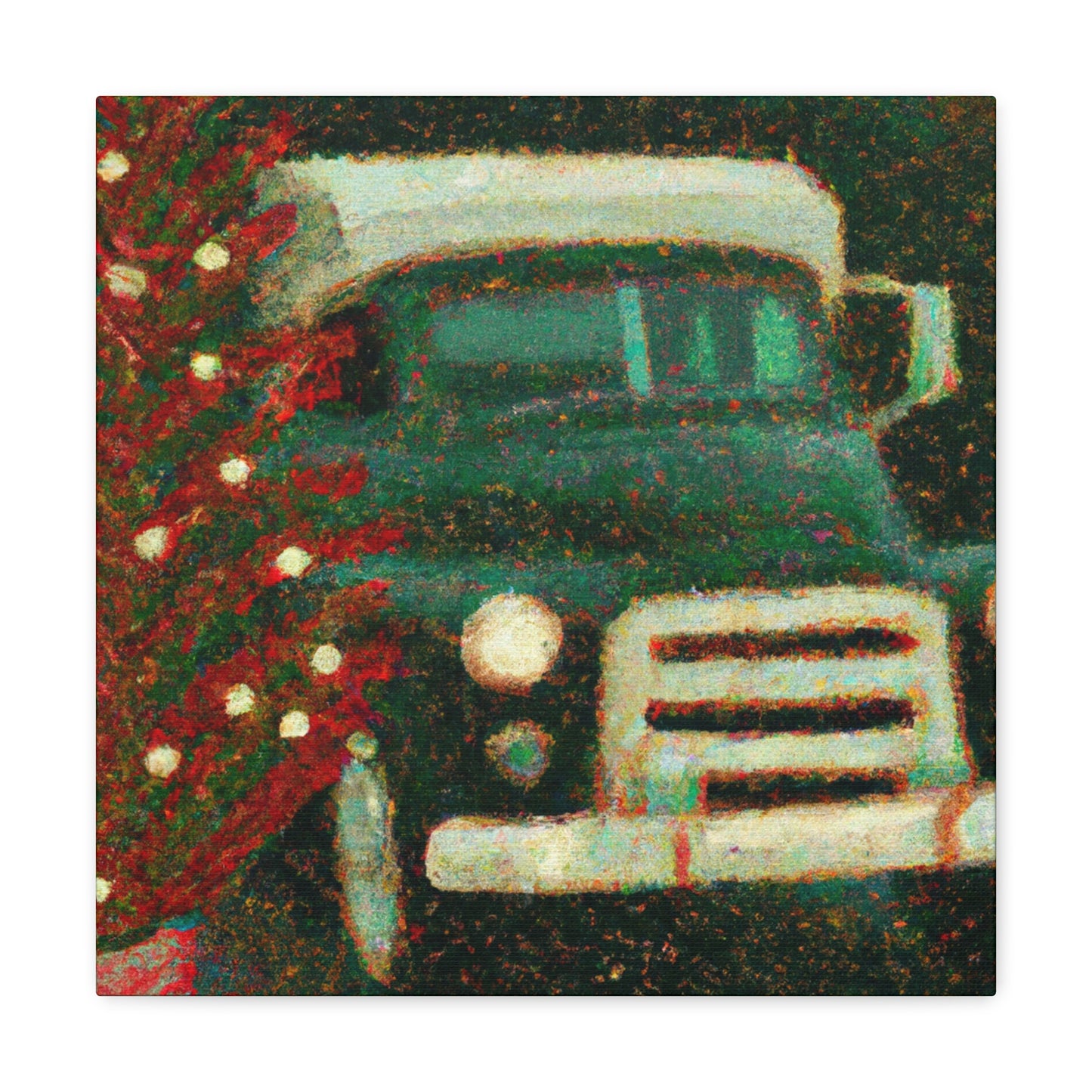 Vintage Christmas Tree Deliveries - Canvas