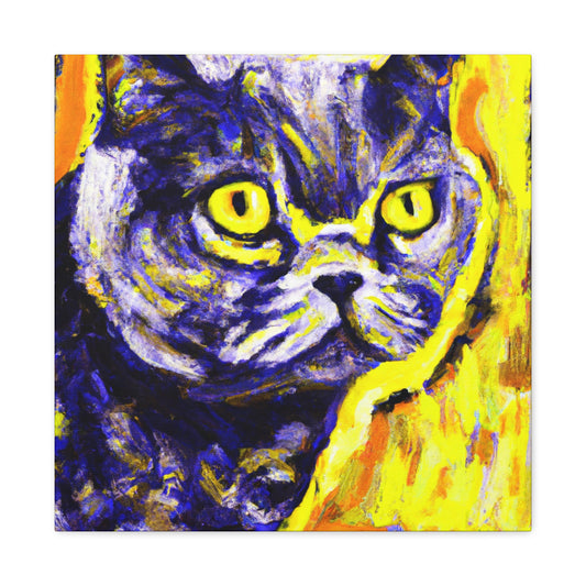 "British Shorthair Reflection" - Canvas