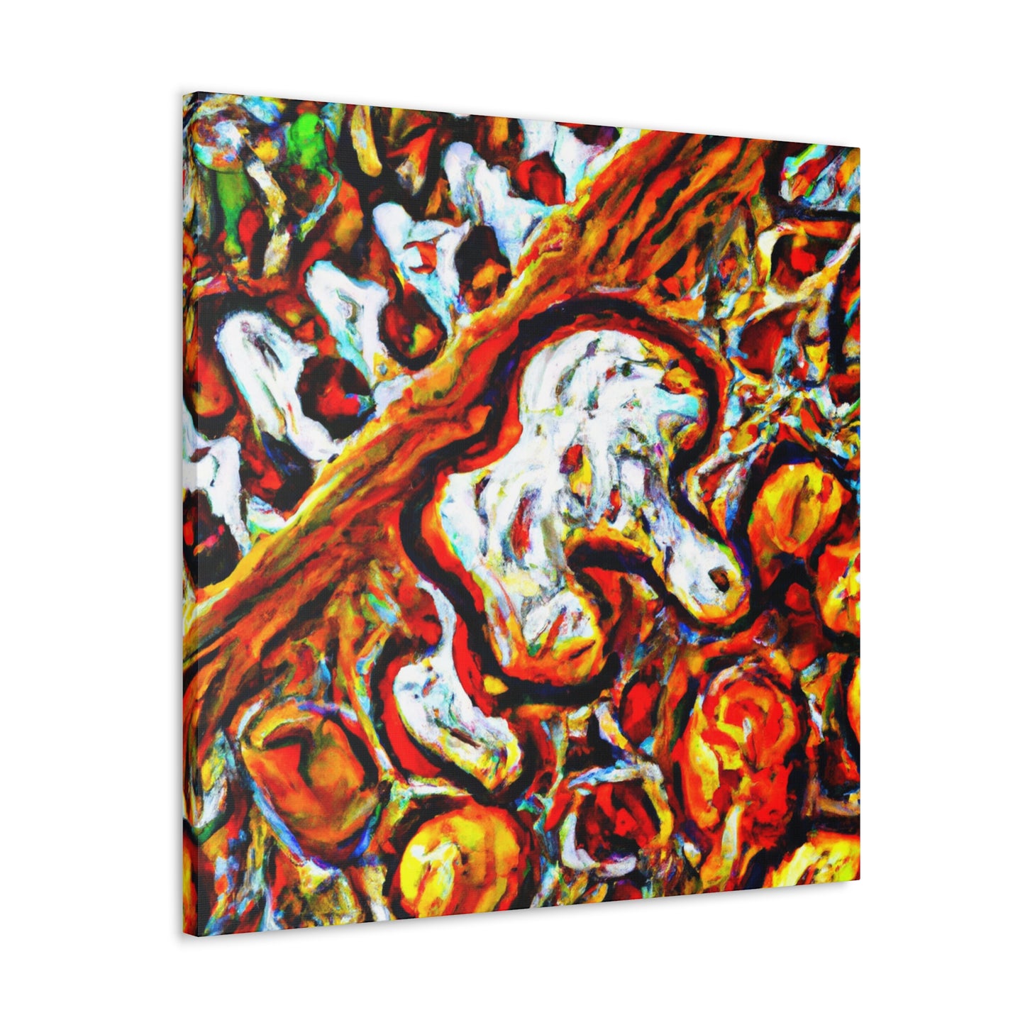 Eggs in Expressionism - Canvas