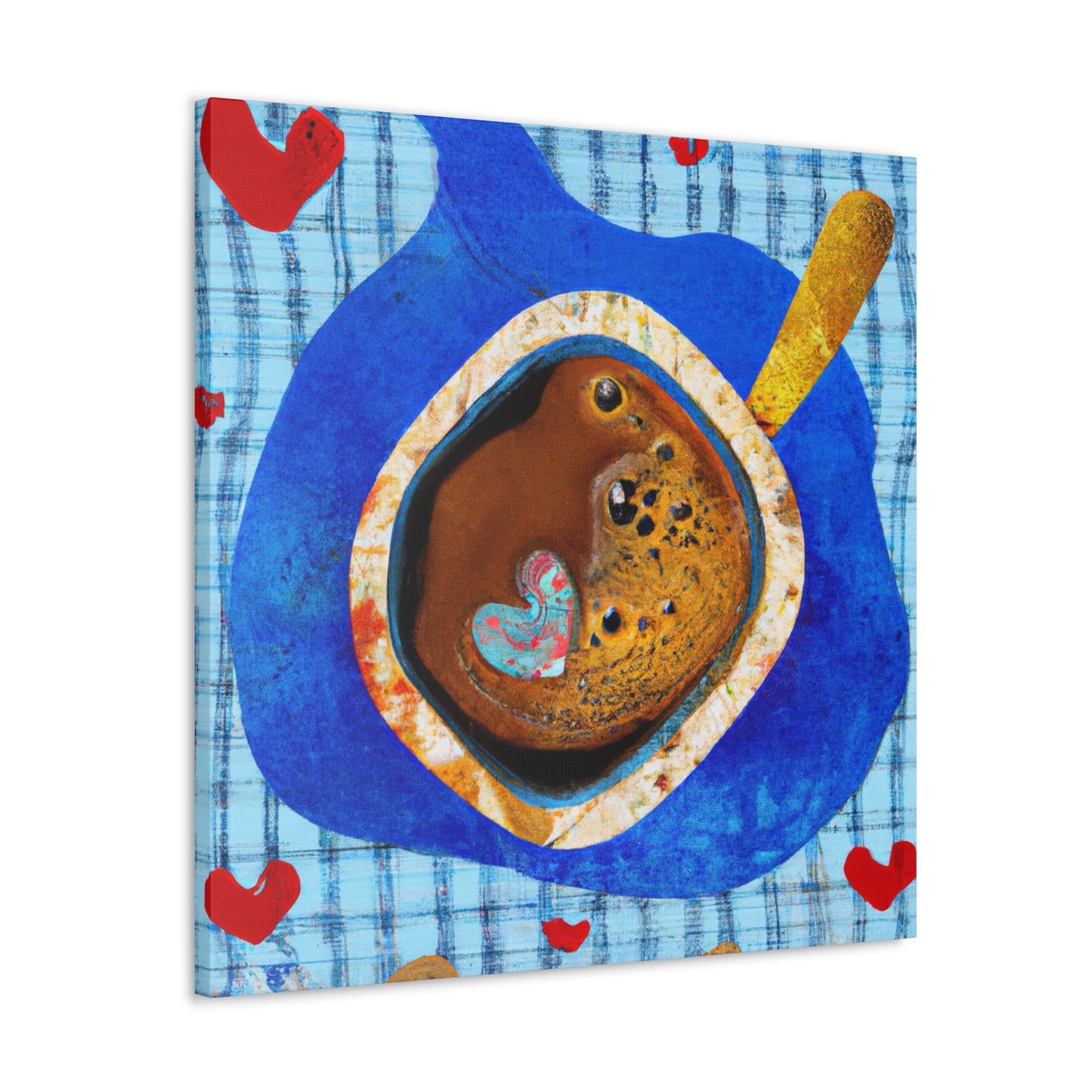 "Coffee Cup Cachet" - Canvas