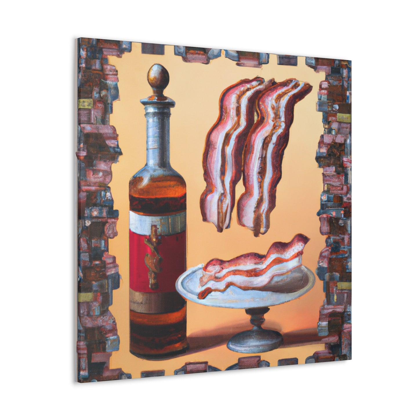 "Bacon in Rococo Style" - Canvas