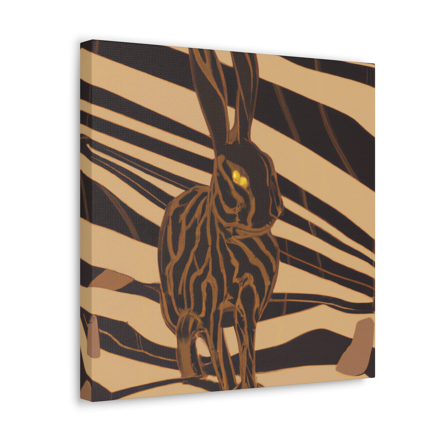 Jackrabbit in Deco - Canvas