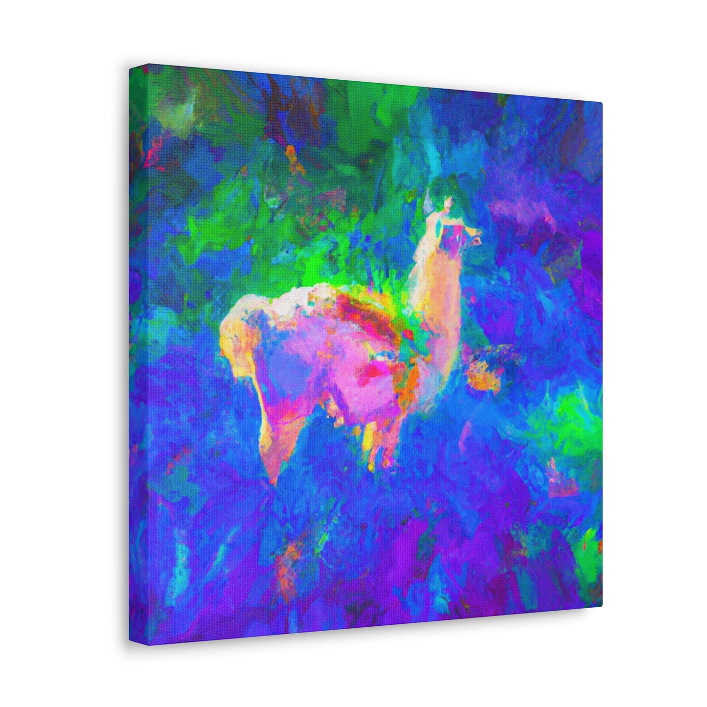 Llama in Impressionism - Canvas