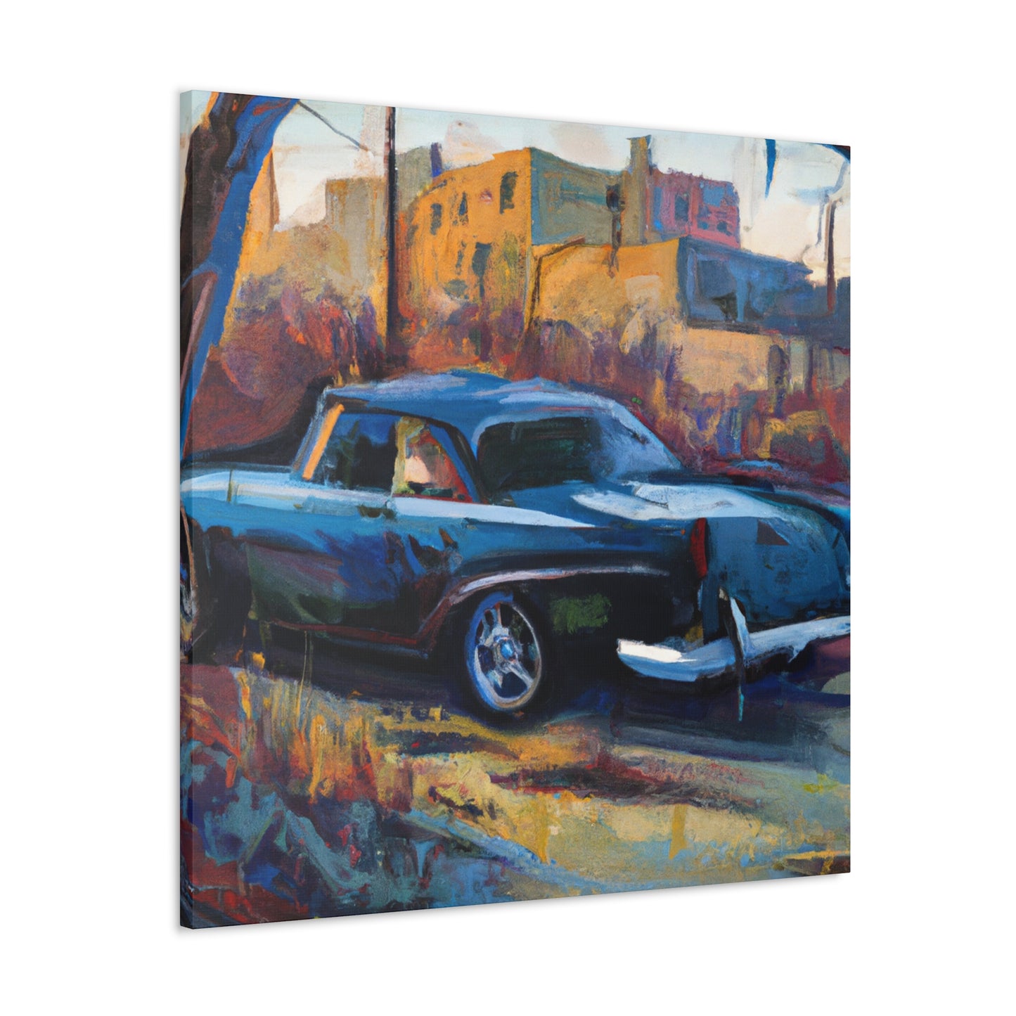 "Old Car Artwork" - Canvas