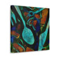 Silverware Symphony Abstract - Canvas