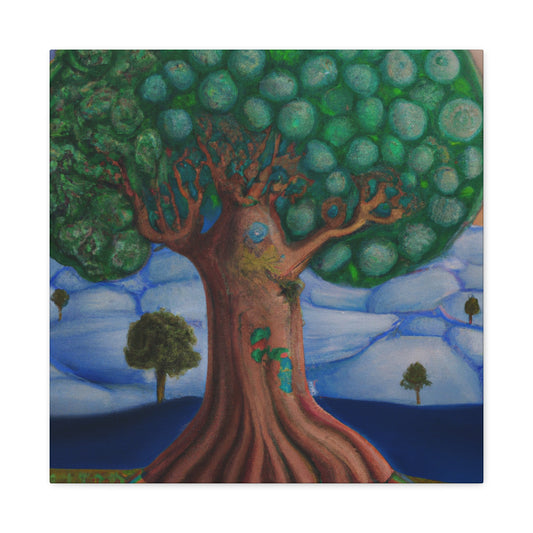 "Oak Tree in Dreamscape" - Canvas