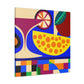 "Fruity Art Deco Bliss" - Canvas