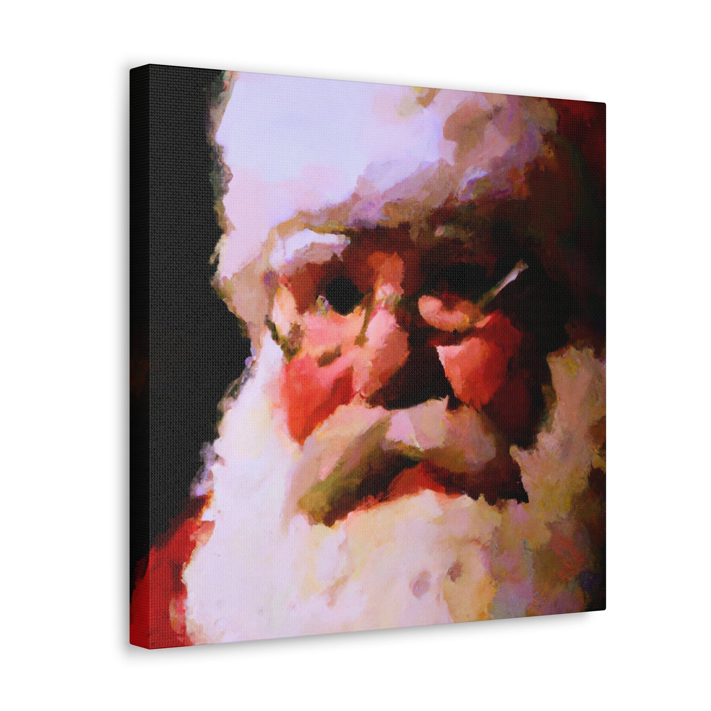 Santa's Holiday Sparkle - Canvas