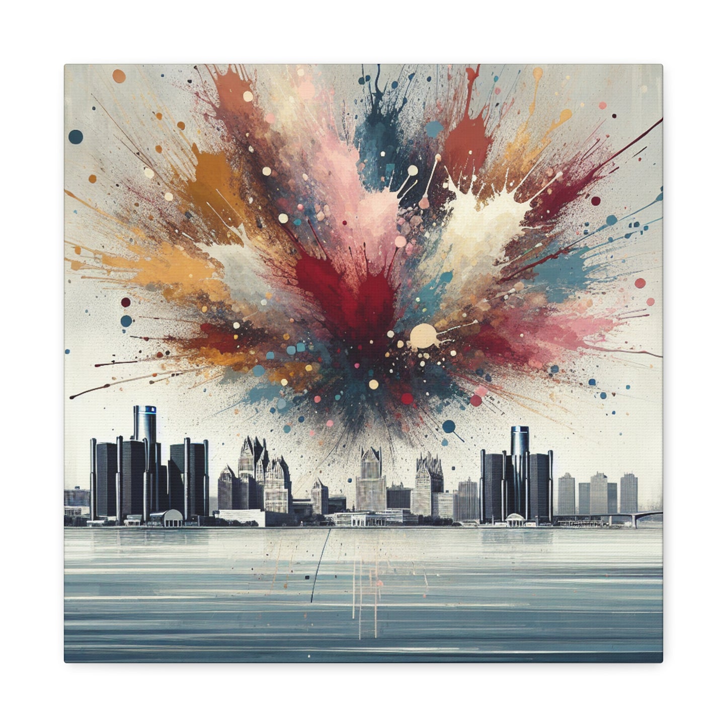 Urban Tranquility Unveiled - Canvas