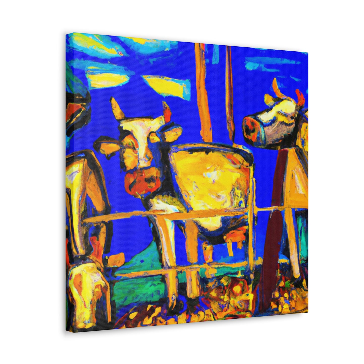 "Cow of Emotional Splendor" - Canvas