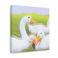 "Gaggle of Geese Flying" - Canvas