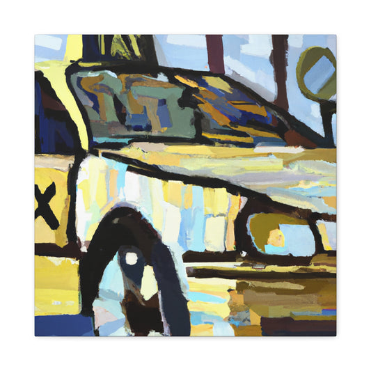 Taxi at Midnight - Canvas