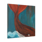 "Whales in Art Deco" - Canvas