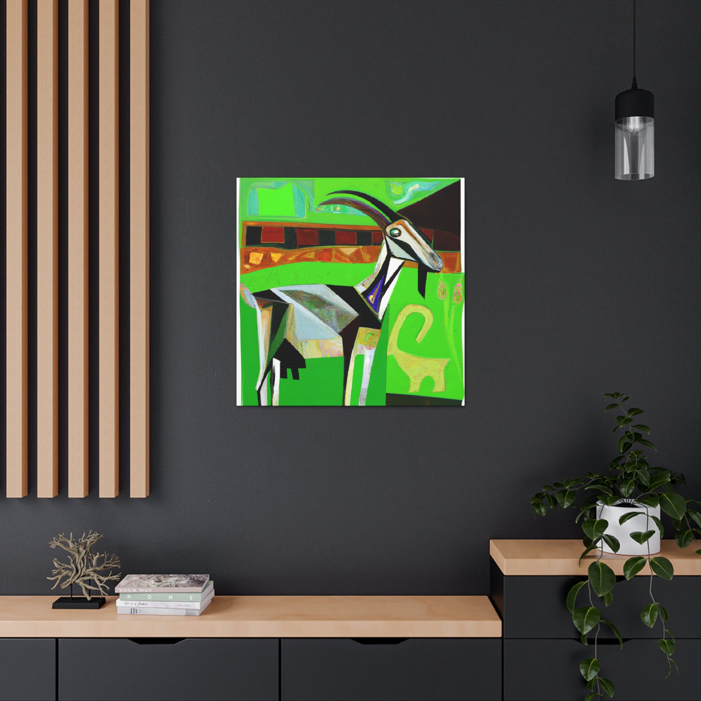 Goat of Art Deco - Canvas