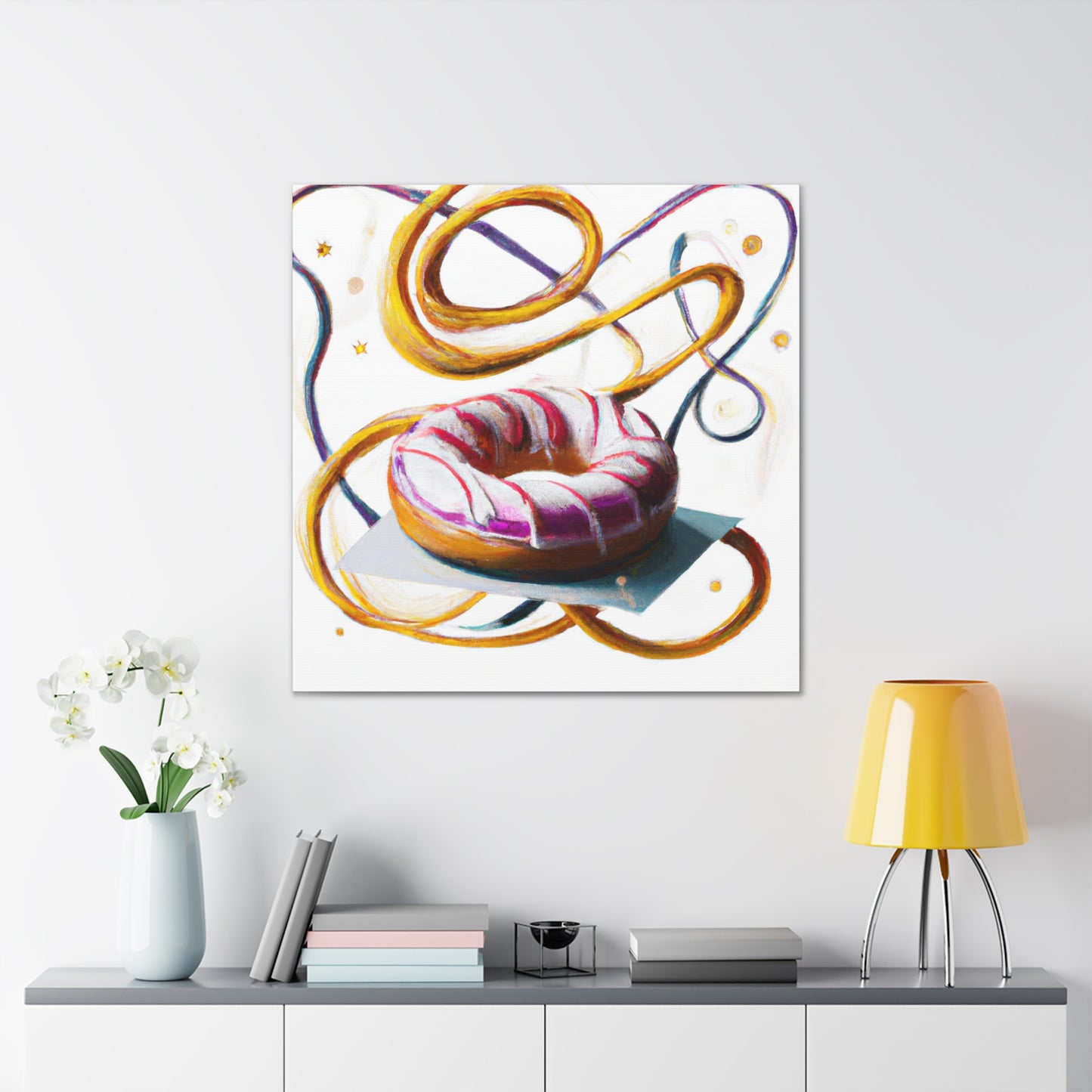 "Doughnut Rococo Dream" - Canvas