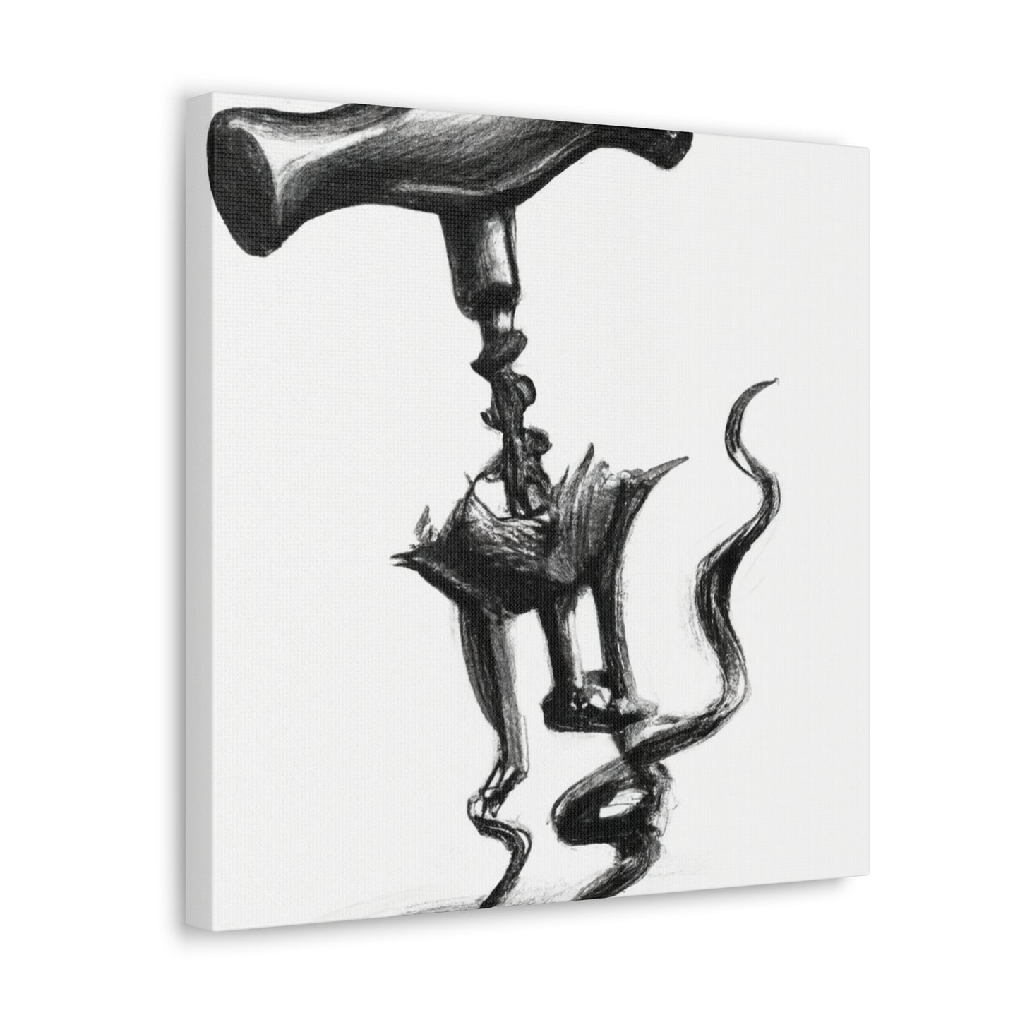 "Corkscrew's Coiled Form" - Canvas