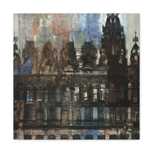 "Gothic Gloomy Mural" - Canvas