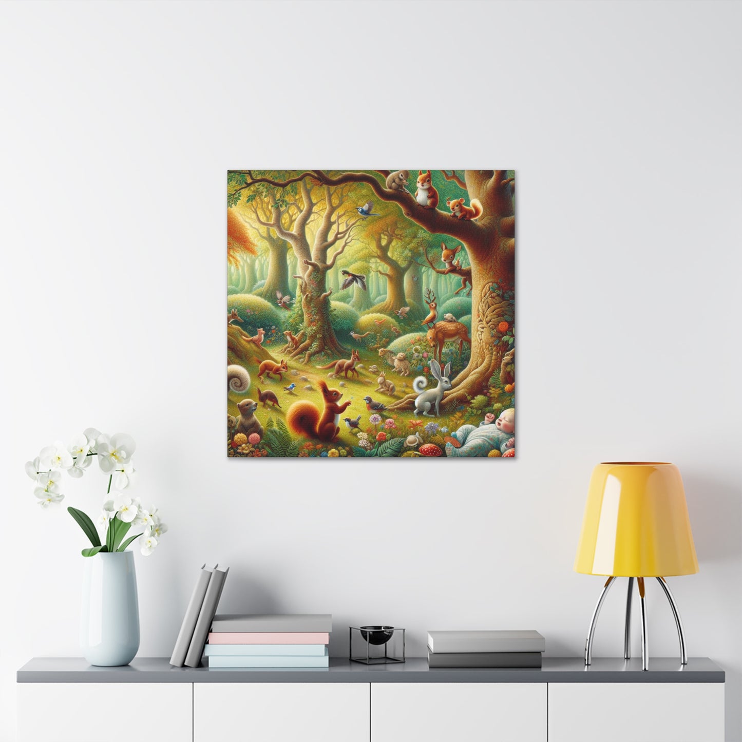 Enchanted Woodland Whispers - Canvas