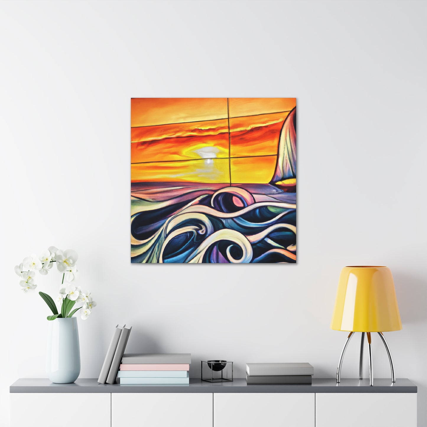 "Ocean Sunrise Splendor" - Canvas