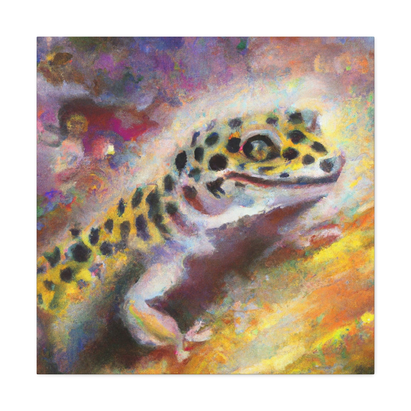 Leopard Gecko Sunrise - Canvas