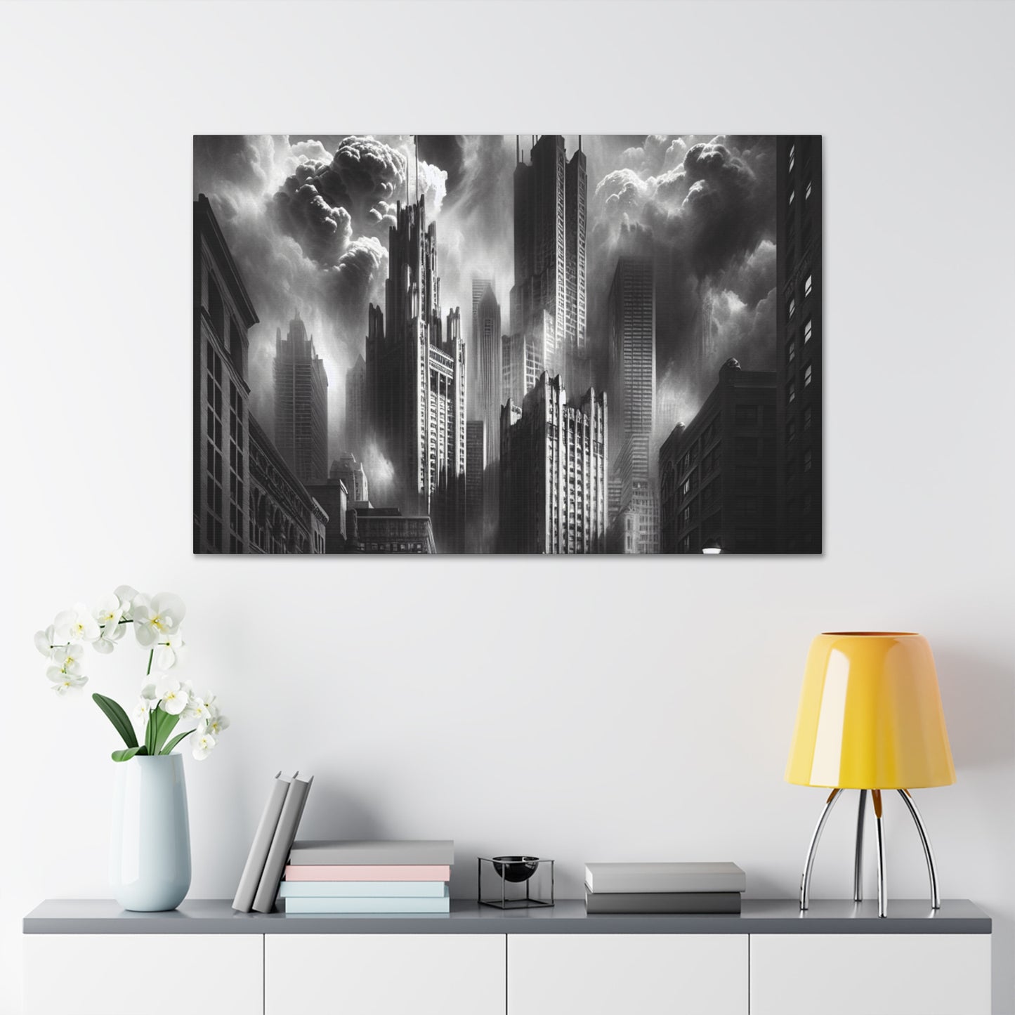 "Chaos in Concrete Jungle" - Canvas