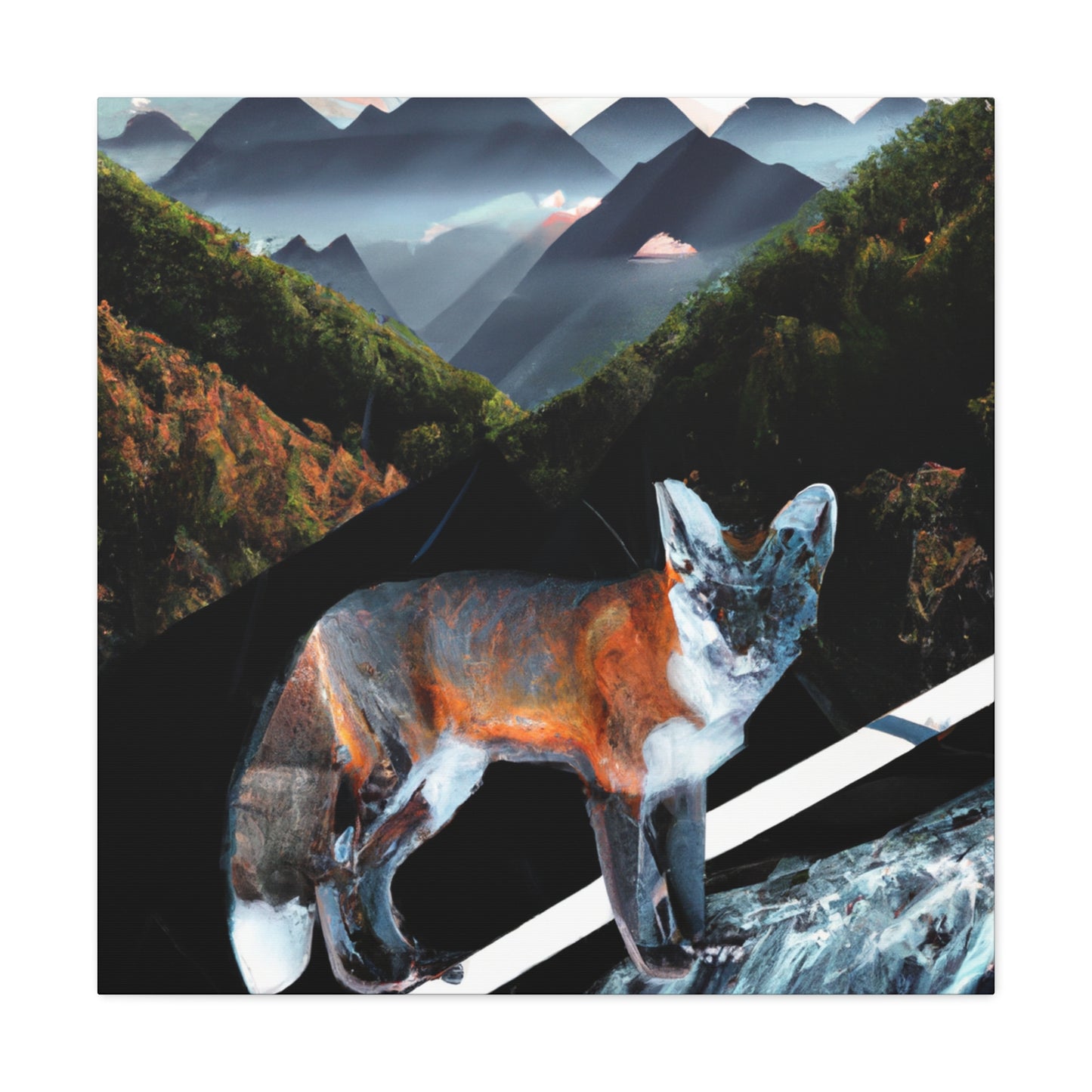 Fox in the Wild - Canvas