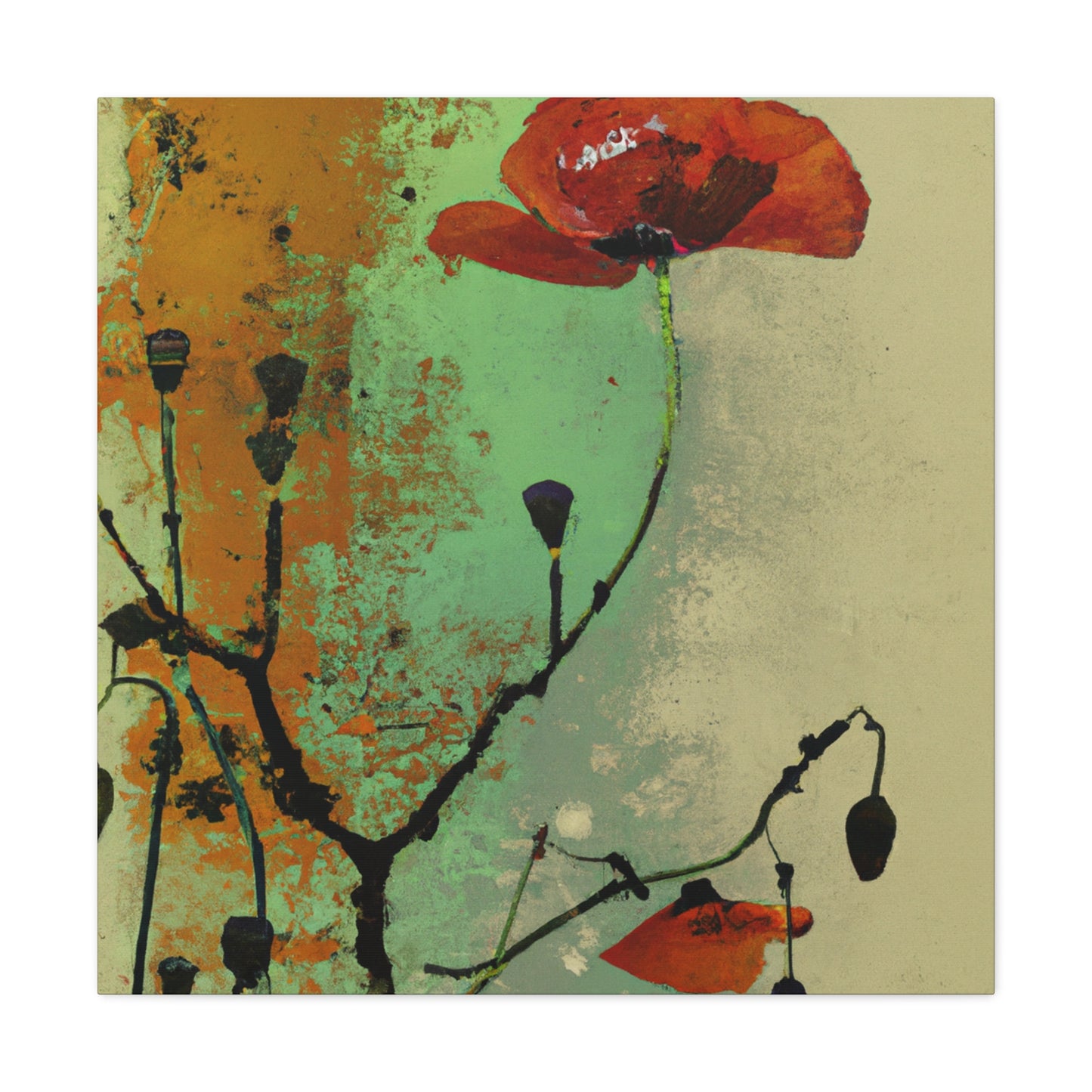 Poppies in Bloom - Canvas