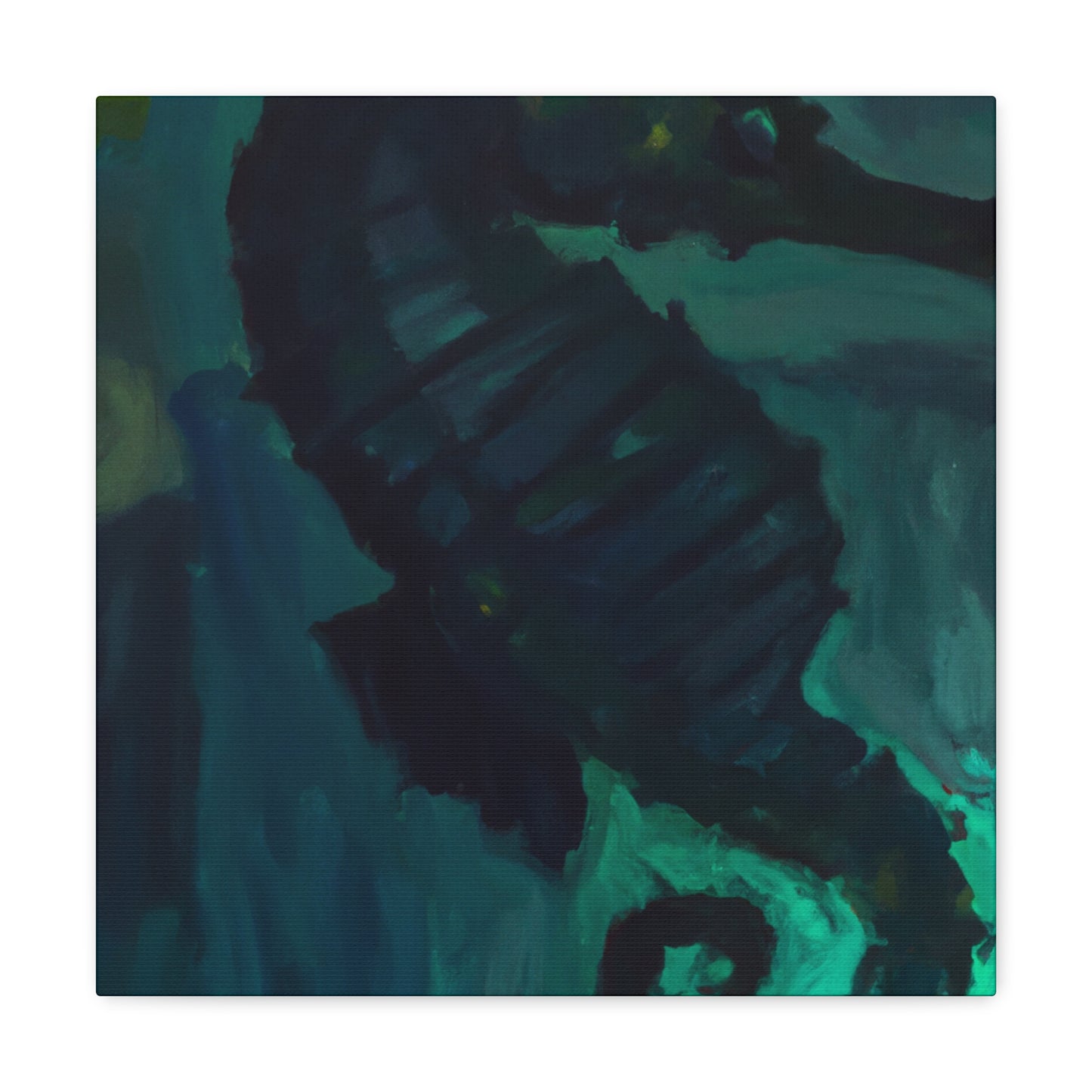 Seahorse in Turquoise - Canvas