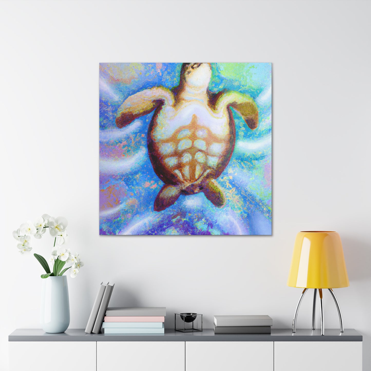 Sea Turtle Dreamscape - Canvas