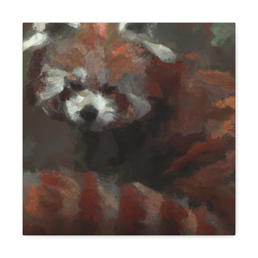 "A Red Panda Slumber" - Canvas