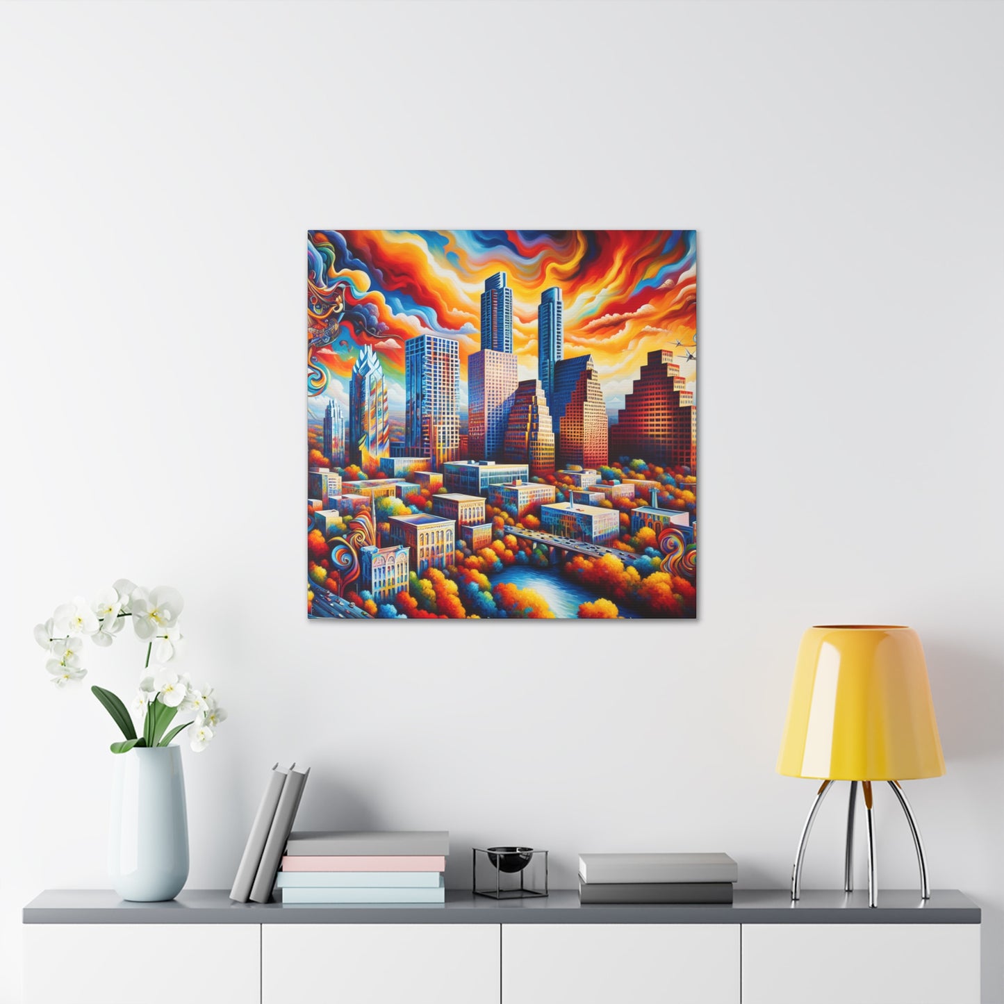 "Enigmatic Austin Dreamscape" - Canvas