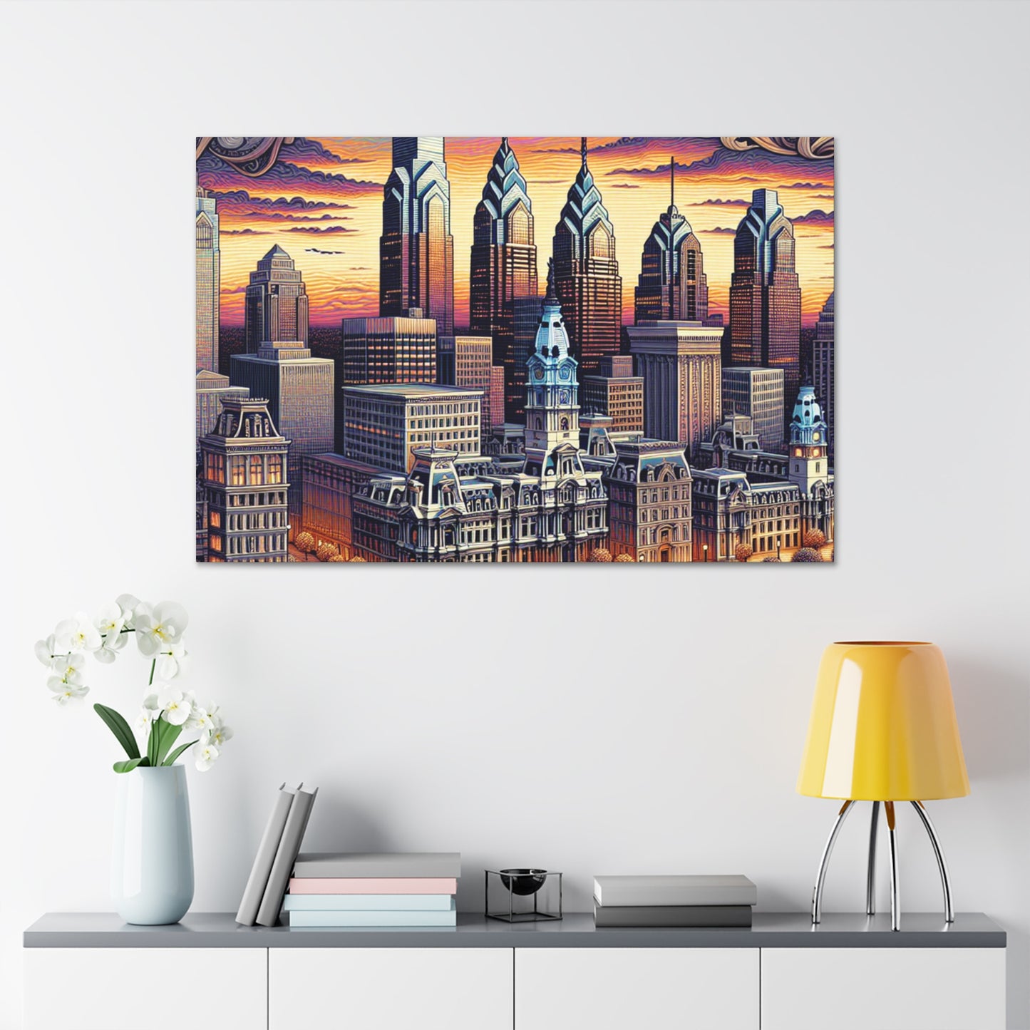 "Philly Dreamscape Unveiled" - Canvas