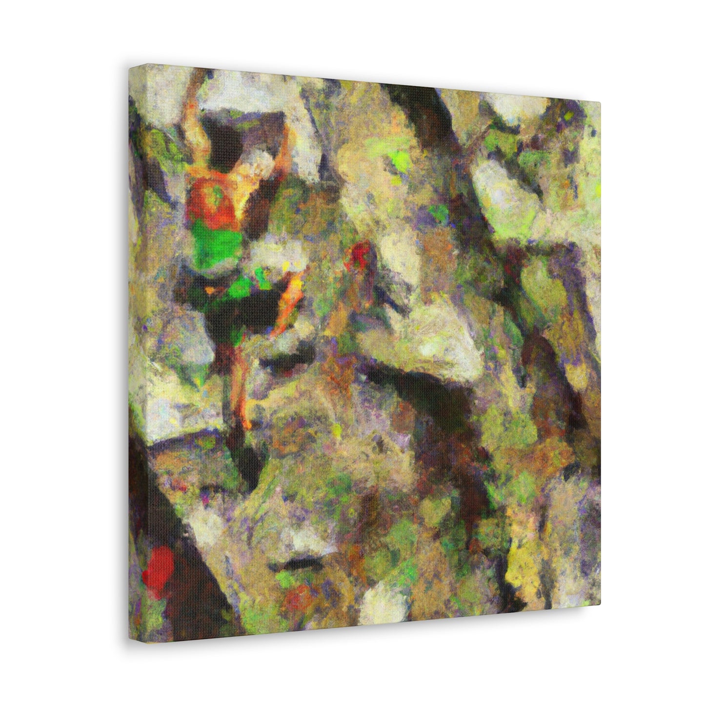 Climbing with Impressionism - Canvas